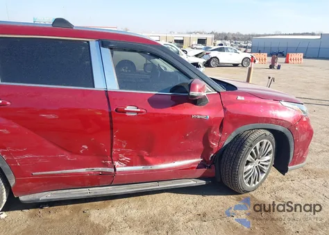 2021 Toyota Highlander Hybrid Platinum from USA, damaged, VIN 5TDEBRCH1MS039740